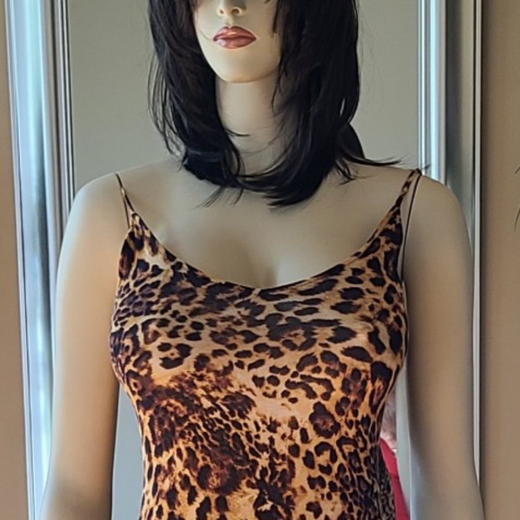 BRAND NEW!  ANIMAL PRINT LONG DRESS - Picture 1 of 6